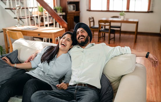 couple having a conversation