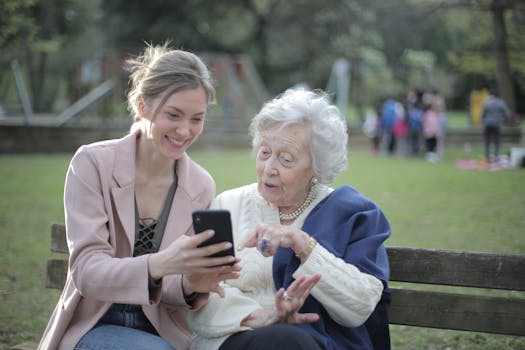 image of a person using a happiness app on their phone