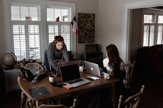 friends studying together