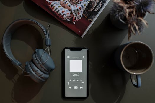 creating a morning routine with podcasts